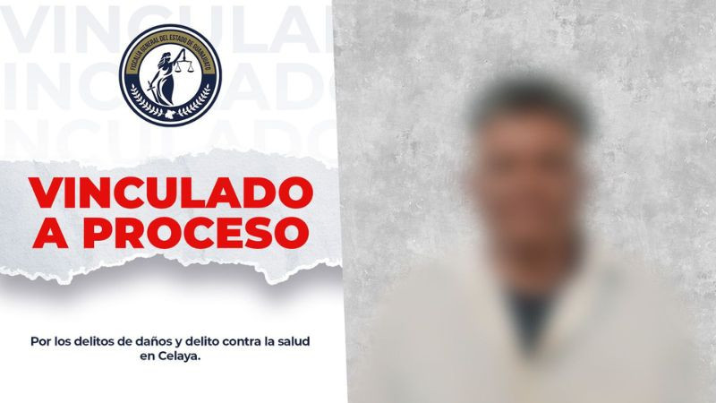 Daños al patrimonio histórico y delitos contra la salud llevan a proceso a un hombre en Celaya